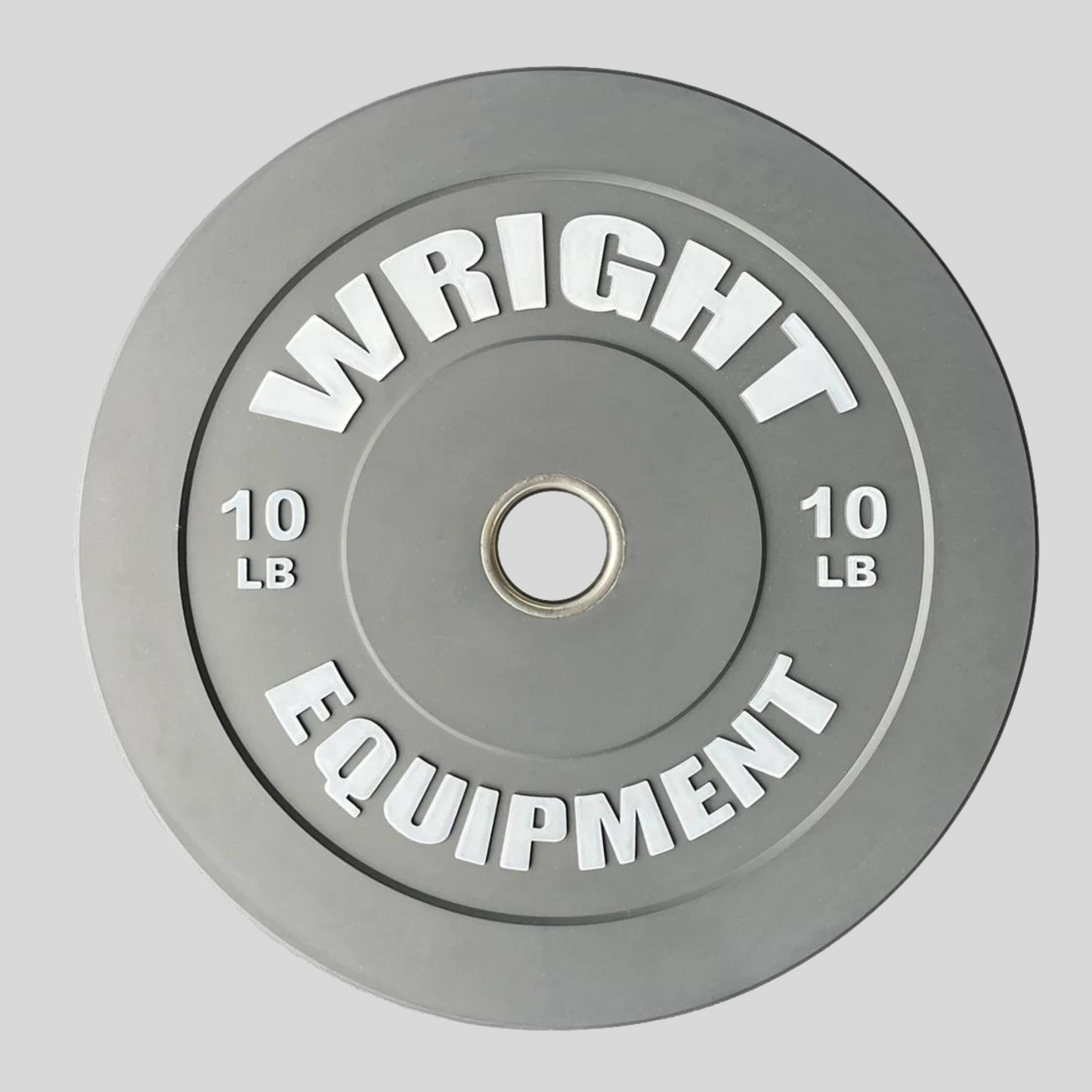 10lb Color Bumper Plates Product Pic Grey Front
