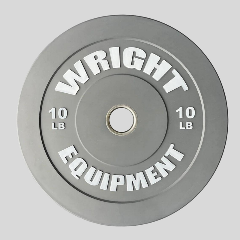 10lb Color Bumper Plates Product Pic Grey Front