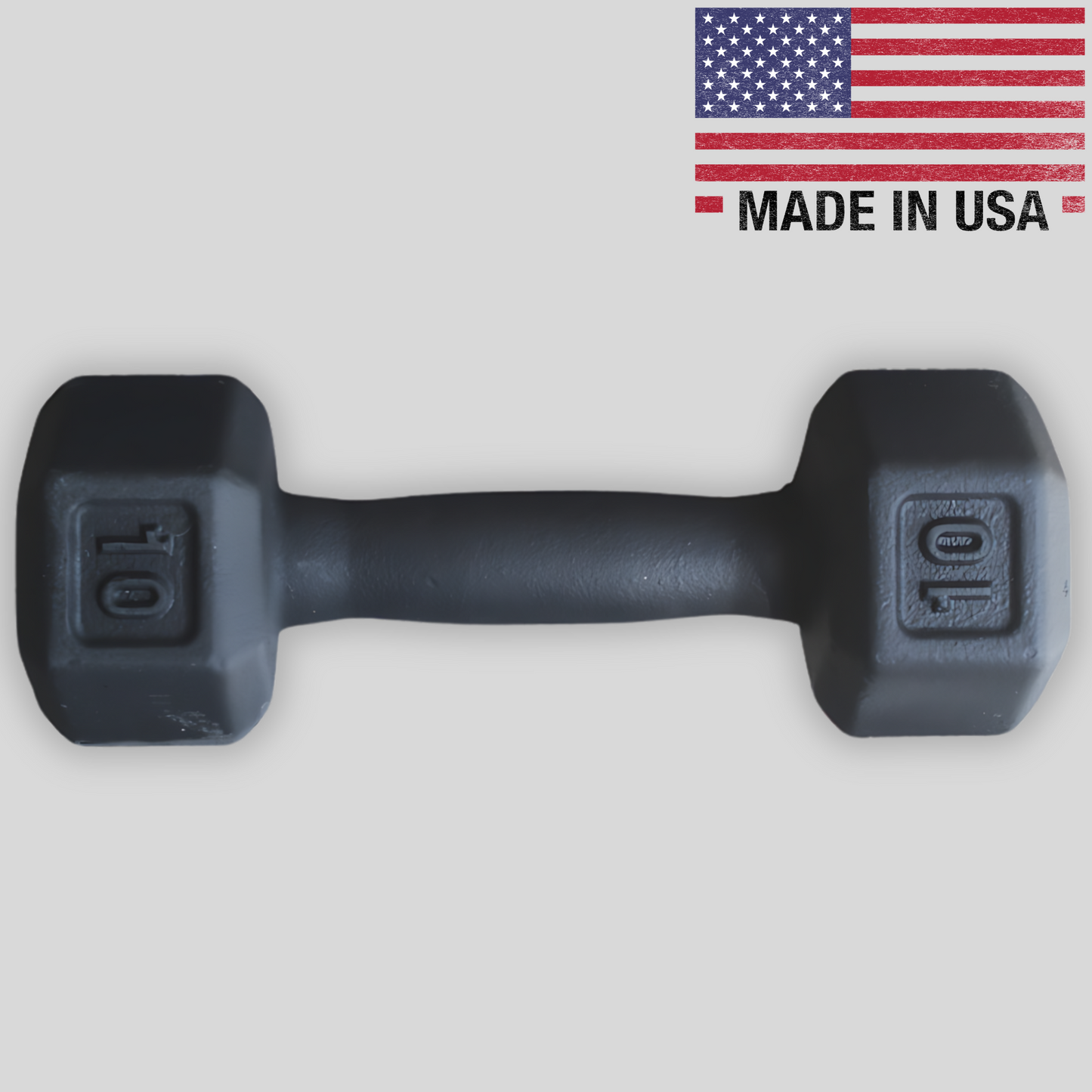 10lb Elite Cast Iron Dumbbell Product Biggins Iron