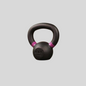 13lb Wright Kettlebell Product Pic Purple Handles