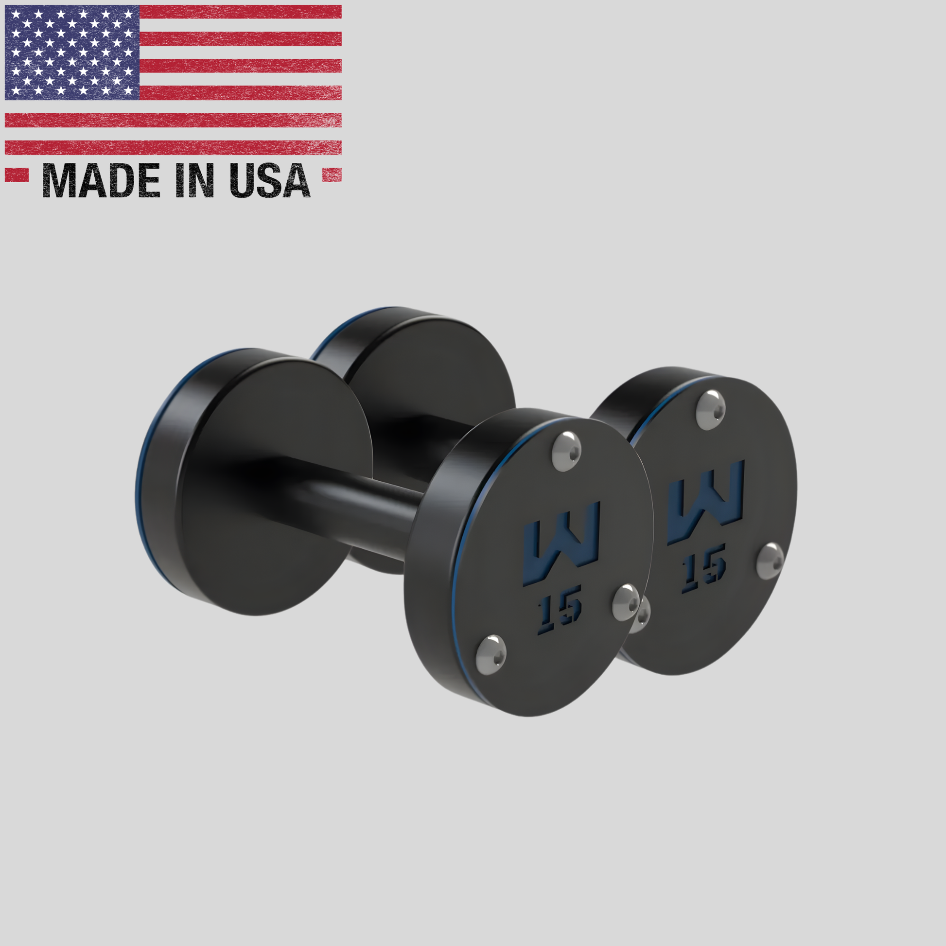 15lb Precision Steel Dumbbell Product Pic
