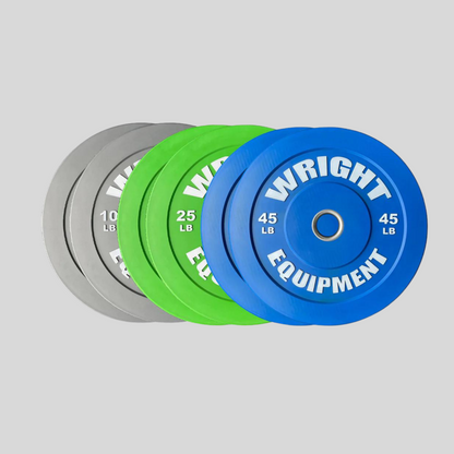 160lb Set Color Bumper Plates Product Pic Front
