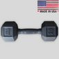 20lb Elite Cast Iron Dumbbell Product Pic Biggins Iron