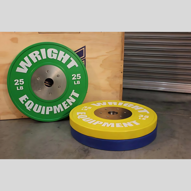 210lb Elite Color Bumper Plate Set V2 Product Pic Wright Equipment