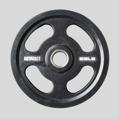 25lb Rubber Grip Olympic Plate Product Pic Wright Equipment VFP