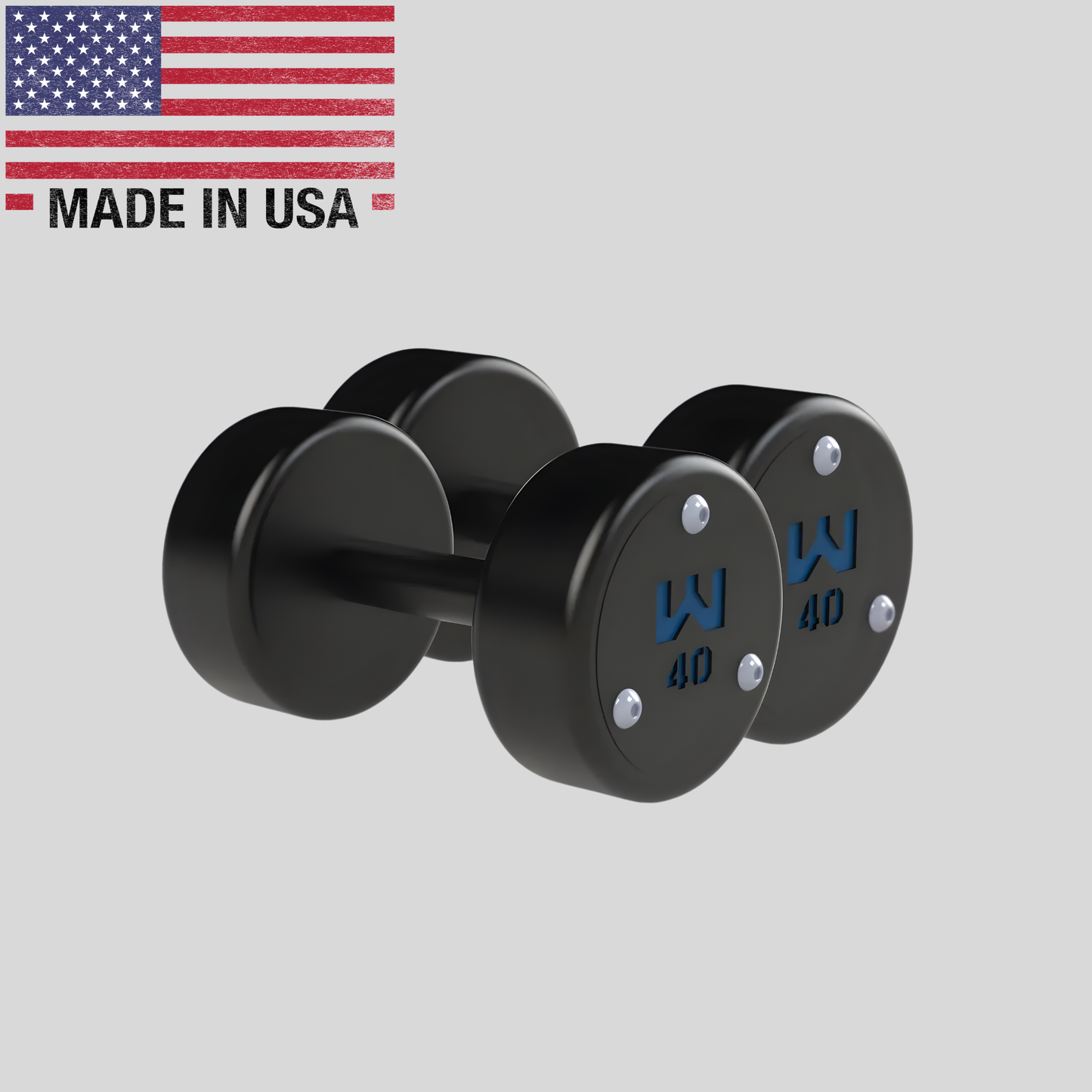40lb Precision Steel Dumbbell Product Pic