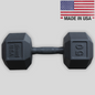 50lb Elite Cast Iron Dumbbell Product Pic Biggins Iron