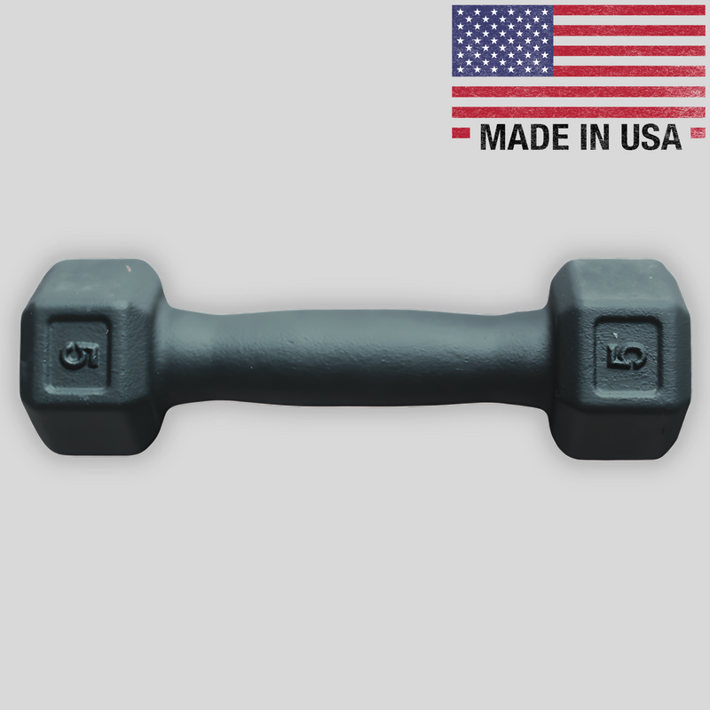 5lb Elite Cast Iron Dumbbell Product Pic Biggins Iron