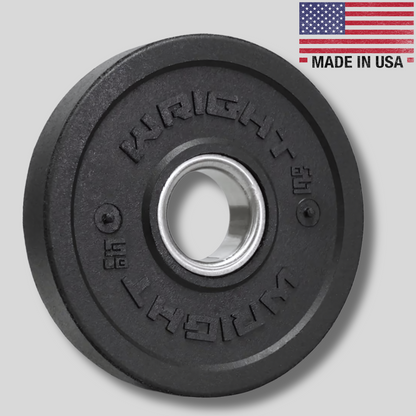 5lbs AMP Bumper Plates Wright Equipment Product Pic USA Made