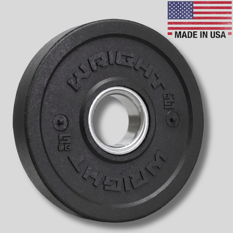 5lbs AMP Bumper Plates Wright Equipment Product Pic USA Made