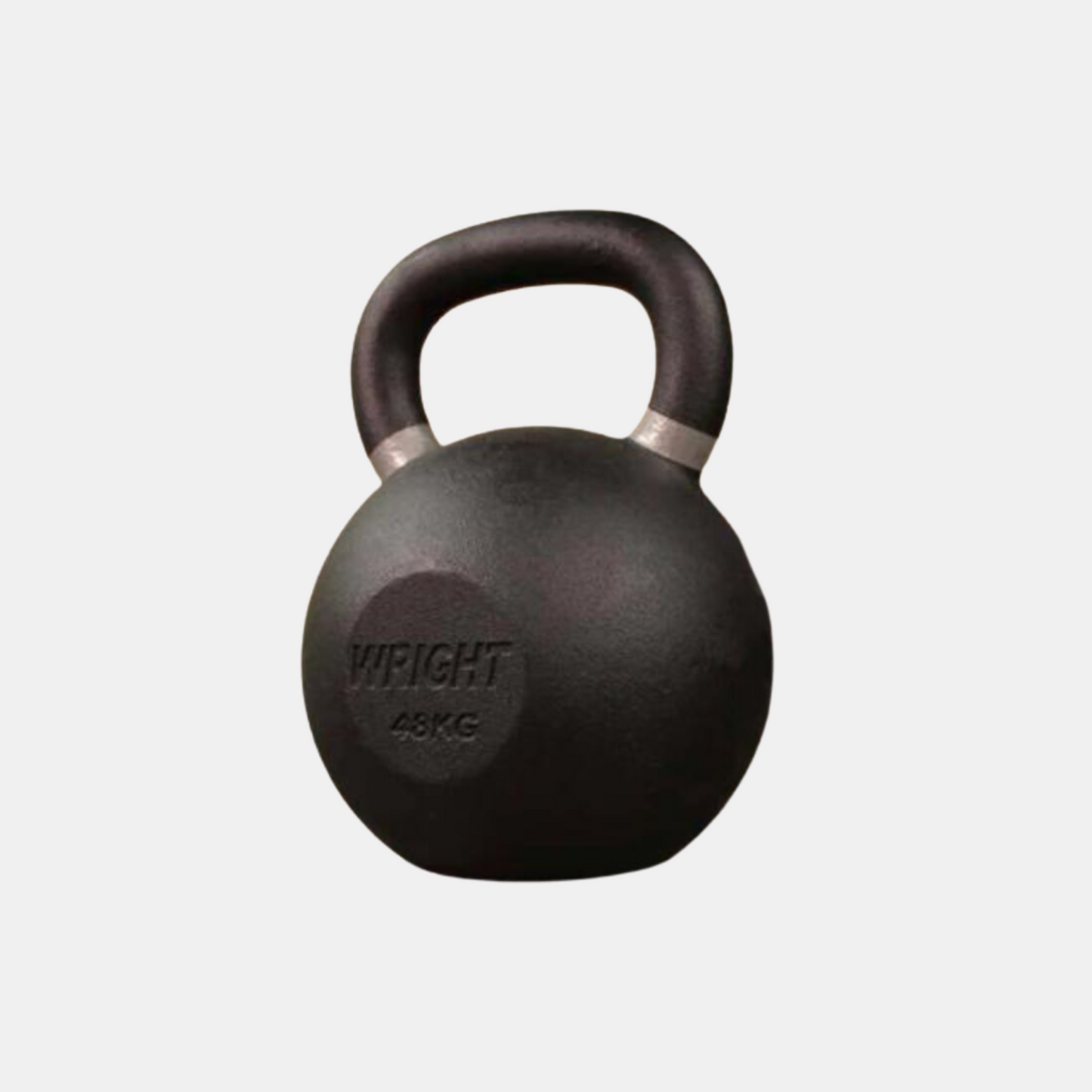 96lb Wright Big Kettlebell with grey markings on handle.