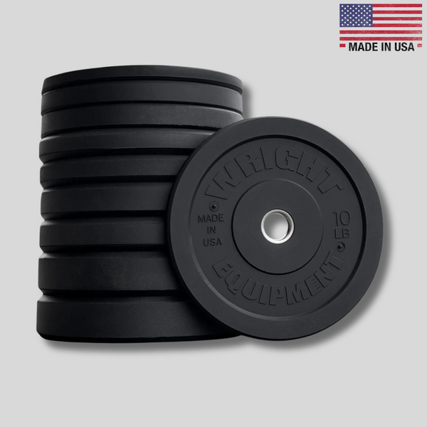 AMP Bumper Plates Weight Plate Sets Wright Equipment Product Pic USA Made