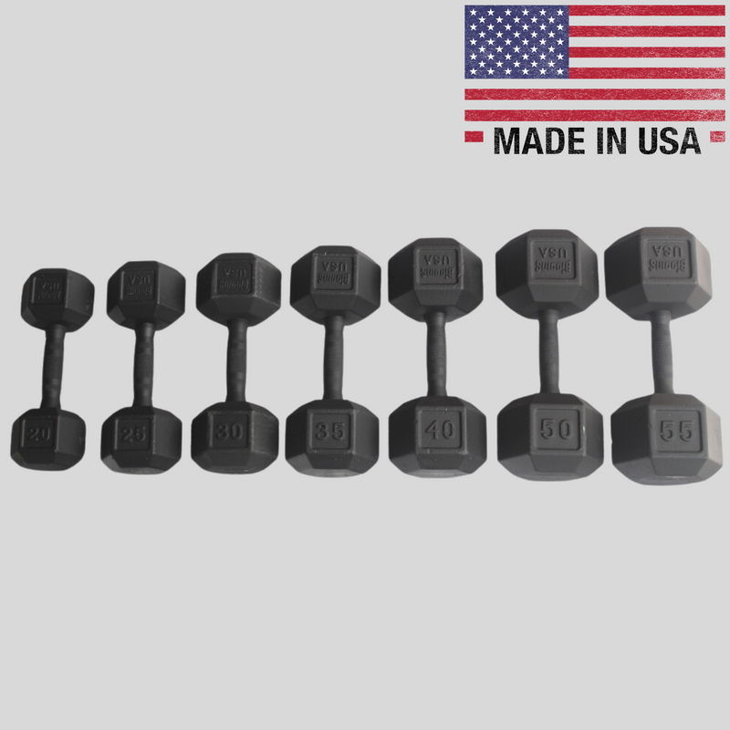 Advanced Set Elite Cast Iron Dumbbell Product Pic Biggins Iron