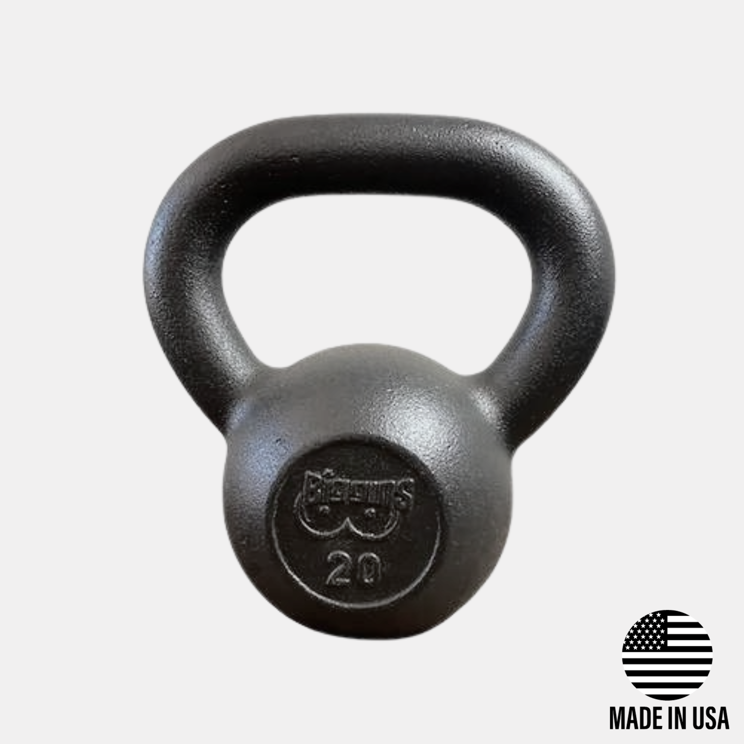 20lb Cast Iron Kettlebell by Biggins Iron