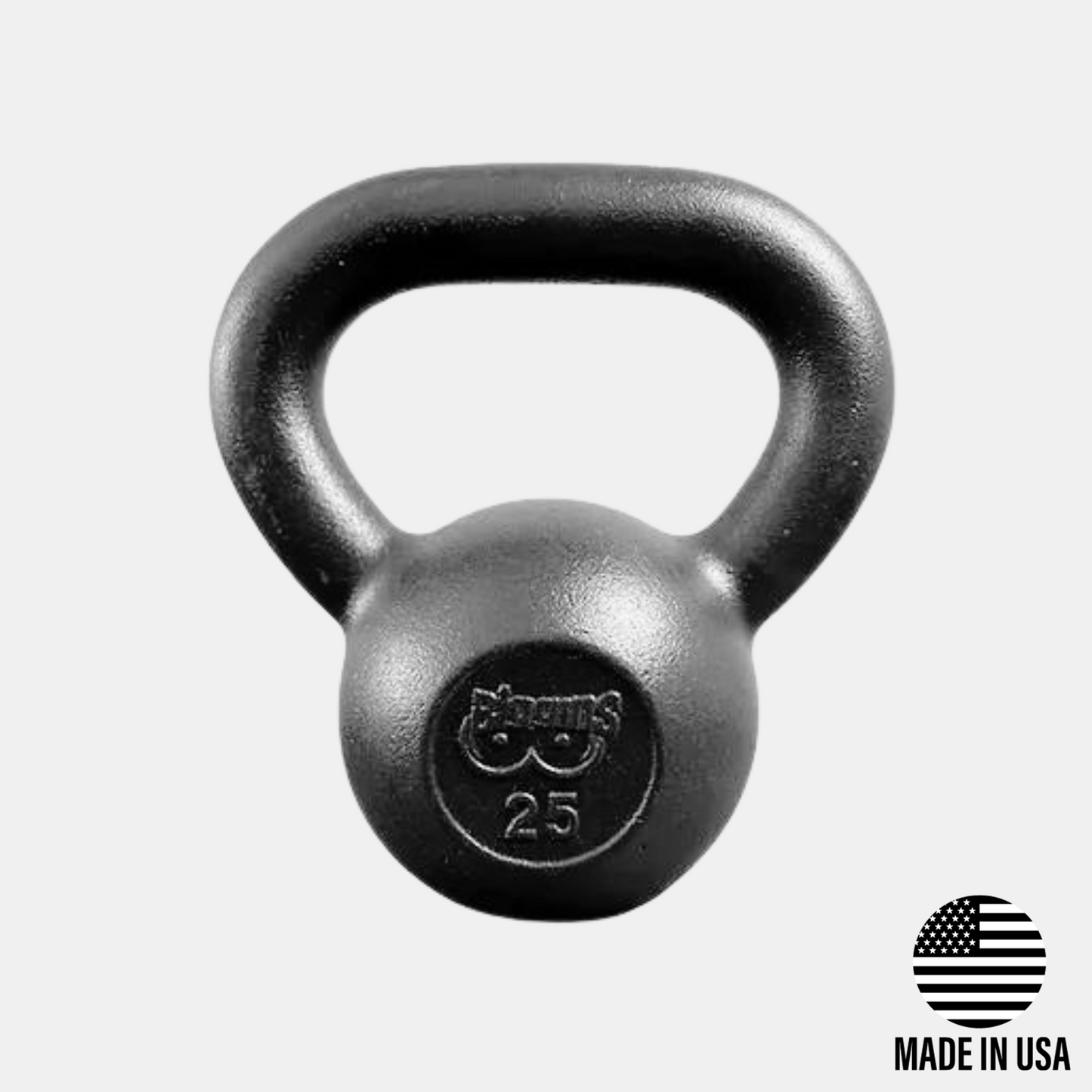 25lb Cast Iron Kettlebell by Biggins Iron