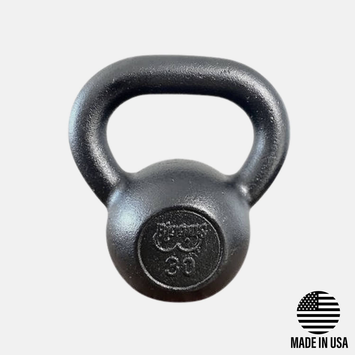 30lb Cast Iron Kettlebell by Biggins Iron