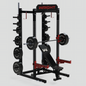 CX-100 Half Power Rack Product Photo Wright Equipment Black