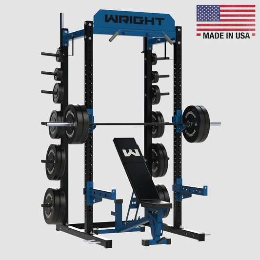 CX-100 Half Power Rack Product Pic Blue