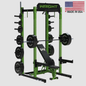 CX-100 Half Power Rack Product Pic Green