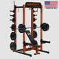 CX-100 Half Power Rack Product Pic Orange