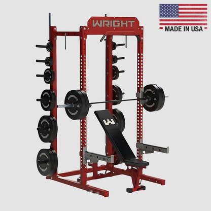 CX-100 Half Power Rack Product Pic Red