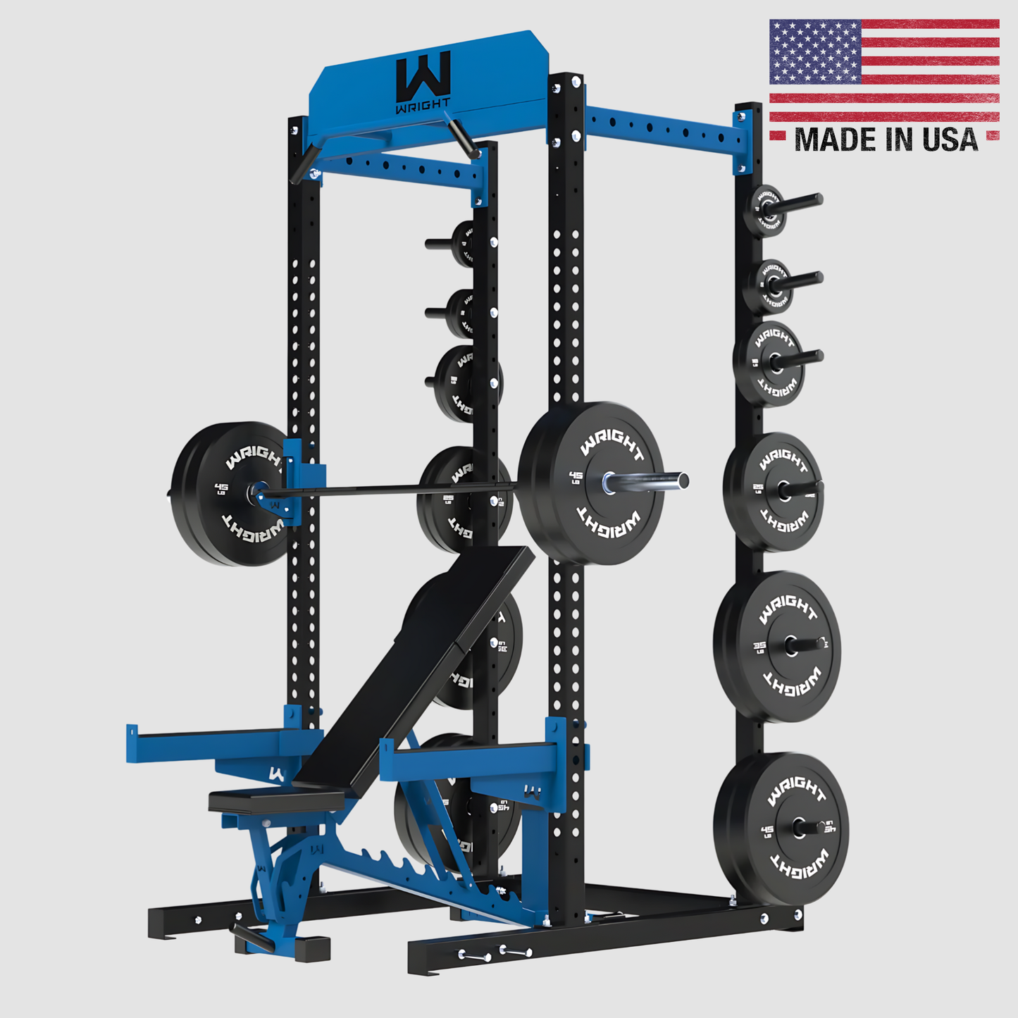 CX-100 Half Power Rack Product Pic Side View