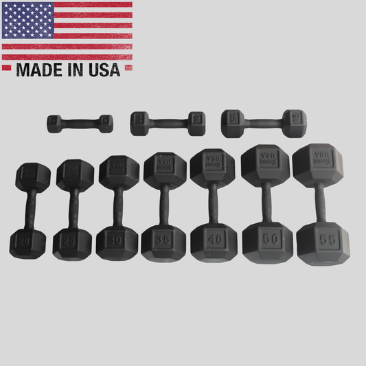 Complete Set Elite Cast Iron Dumbbells Product Pic