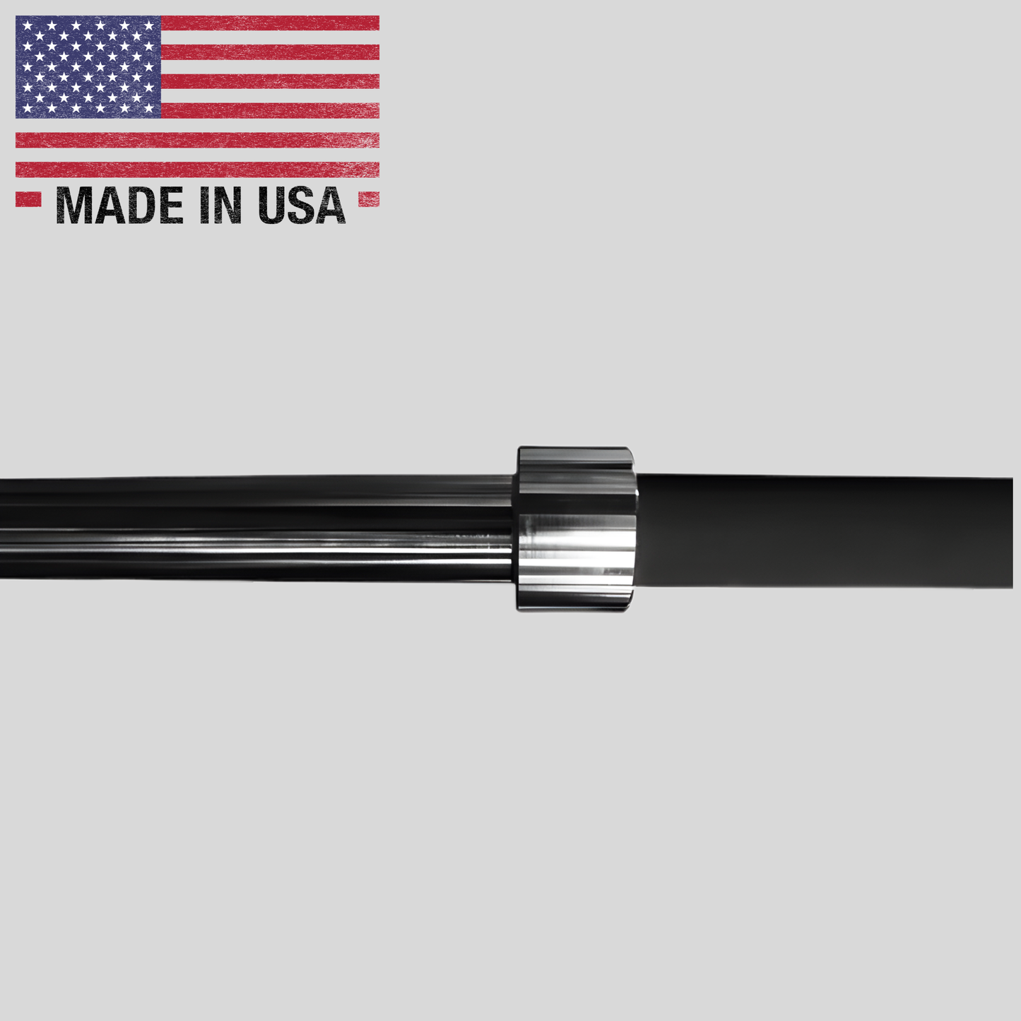 Fat Black Barbell Wright Equipment 2