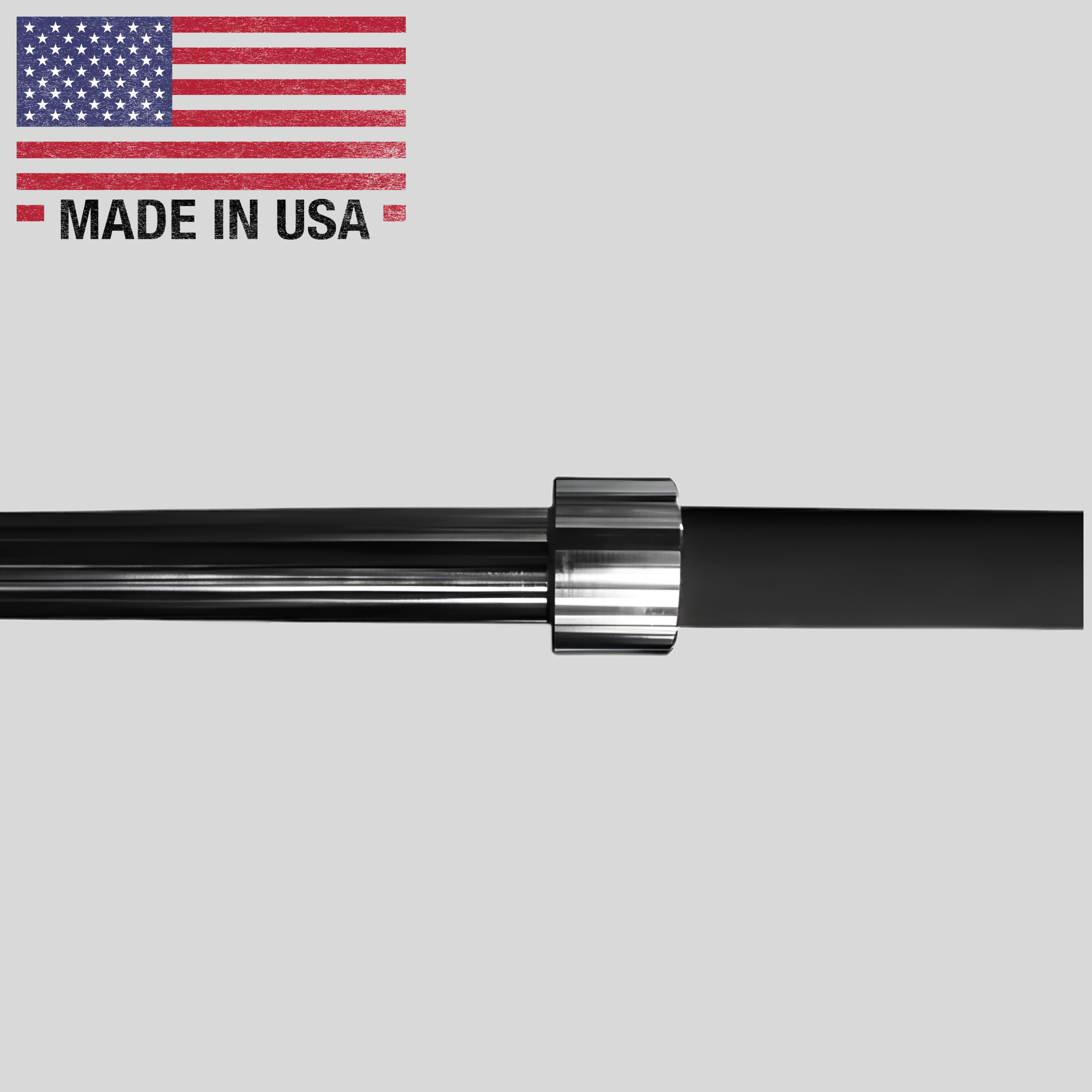 Fat Black Barbell Wright Equipment 2