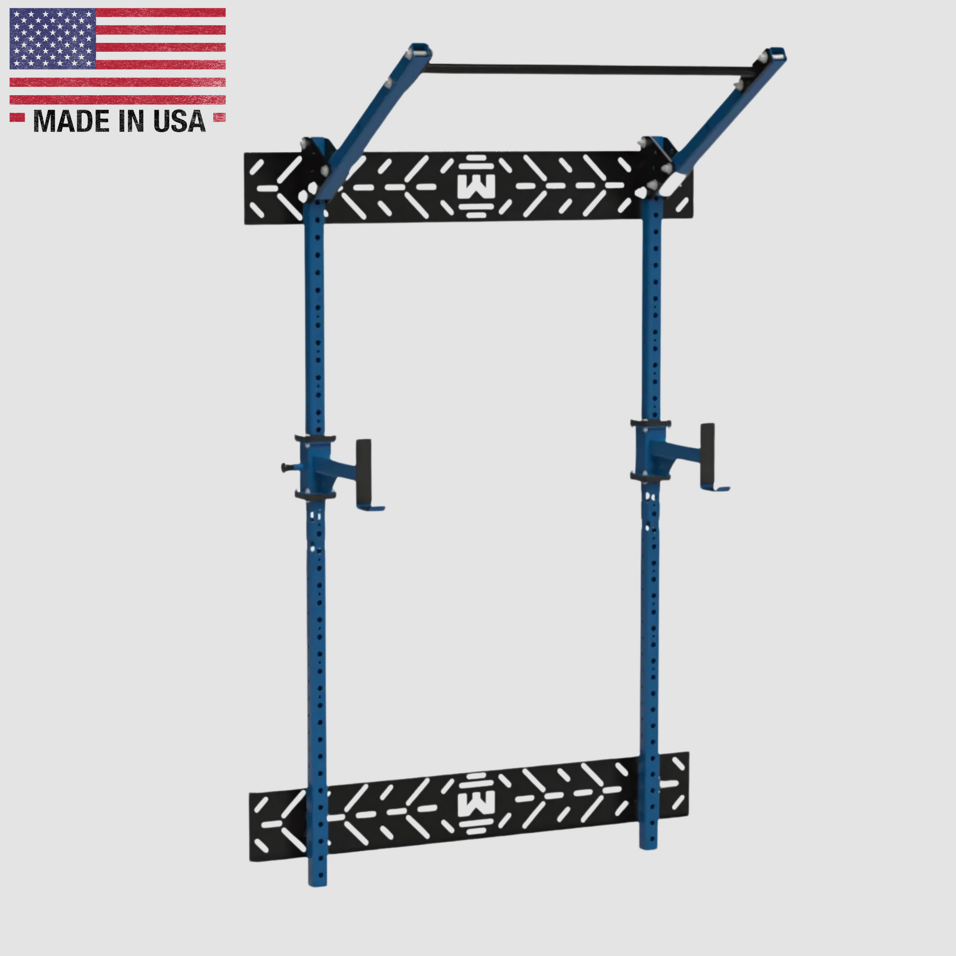 Lean Garage Rack Wright Equipment Blue
