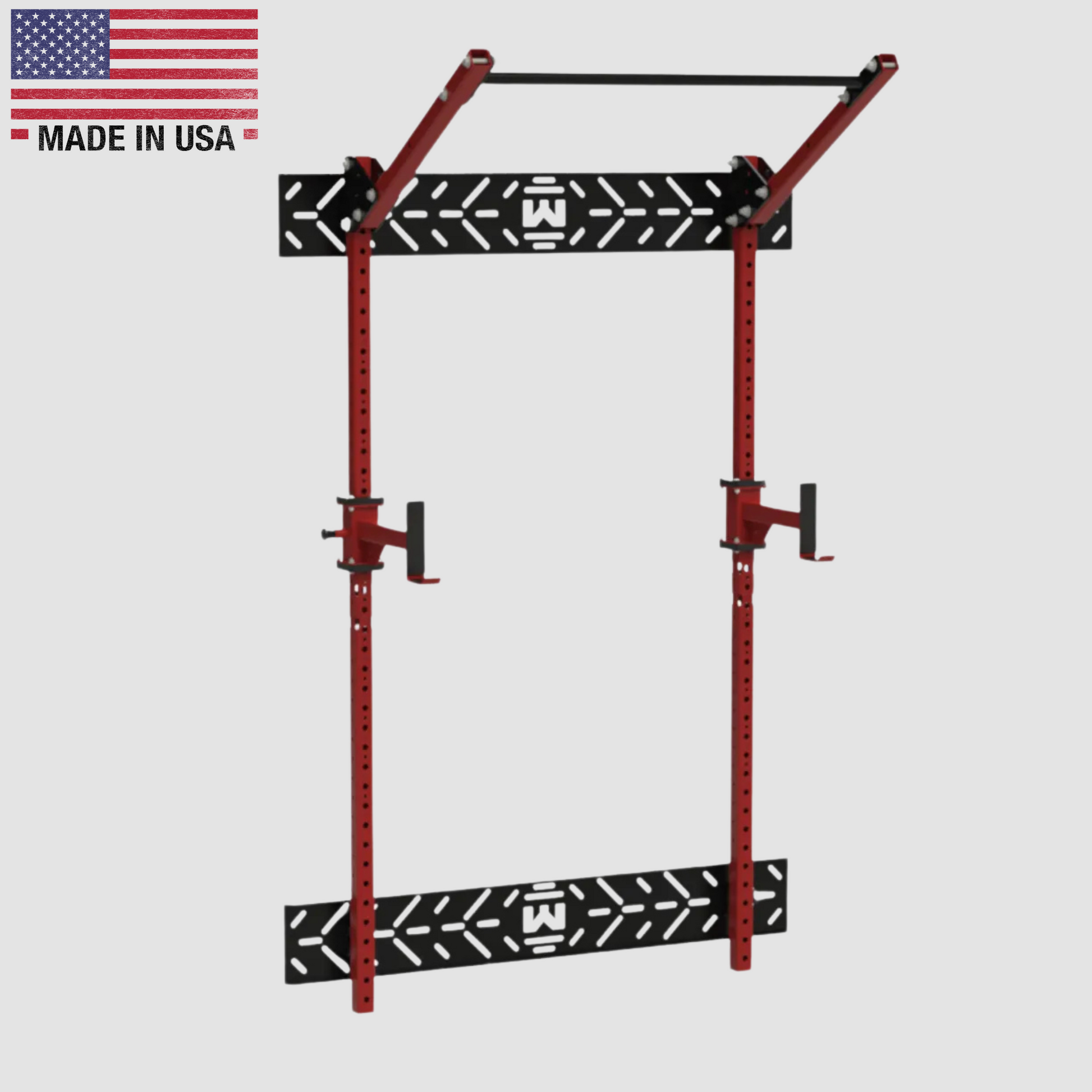 Lean Garage Rack Wright Equipment Red