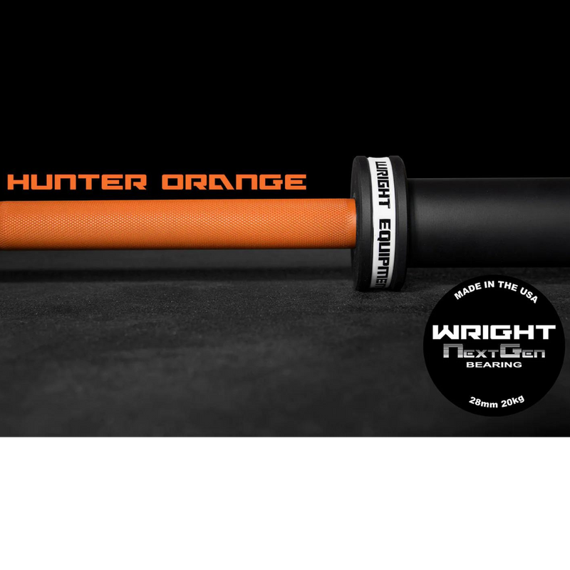 Next Gen Cerakote Barbell 45lb Hunter Orange Product Pic