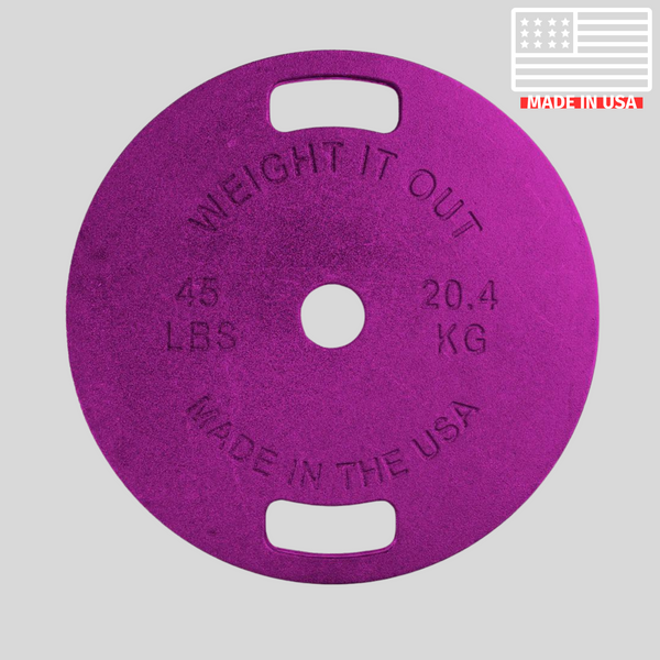 Purple 45lb Thin Plates