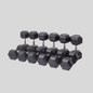 Rubber Hex Dumbbells