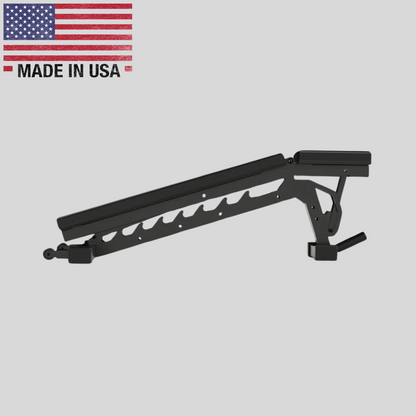 USA D1 Incline/Decline Bench Product Pic Declined US Made Wright Equipment