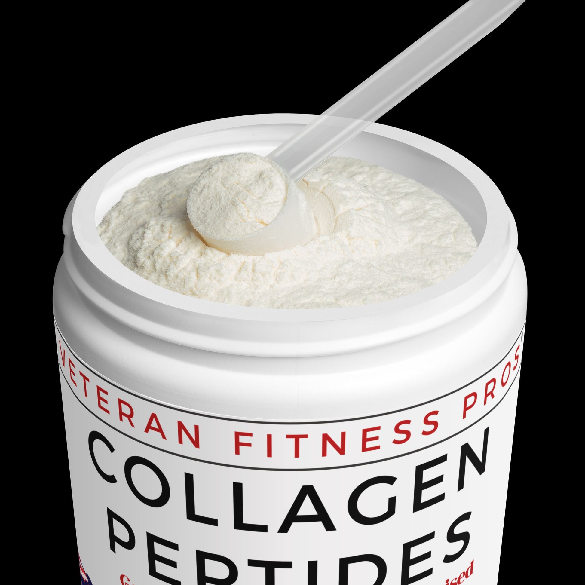 VFP Collagen Peptides Product Pic Close Up Powder