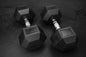 Rubber Hex Dumbbells