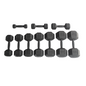 Elite Cast Iron Dumbbell Complete Set